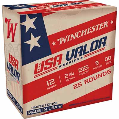 Winchester Shotshells Valor 12 Gauge 2.75in 00 Buc