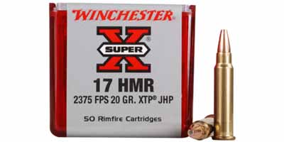 Winchester Rimfire Ammo Super-X .17 HMR 20 Grain J