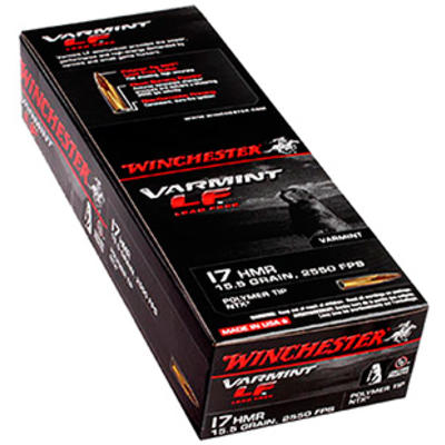 Winchester Rimfire Ammo .17 HMR 15 .5 Grain 50 Rou