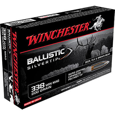 Winchester Ammo Supreme 338 Win Mag Silvertip 200