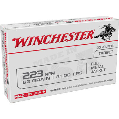 Winchester Ammo Best Value USA 223 Remington FMJ 6