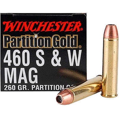 Winchester Ammo Supreme 460 S&W Magnum 260 Gra