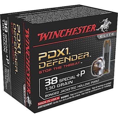Winchester Ammo Elite PDX1 Defender 38 Spc+P Bonde