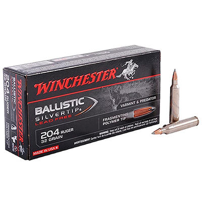 Winchester Ammo Supreme 204 Ruger Silvertip LF 32