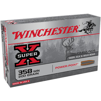 Winchester Ammo Super-X 358 Winchester 200 Grain A