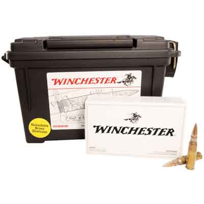 Winchester Ammo USA 7.62x51mm NATO 147 Grain FMJ 1