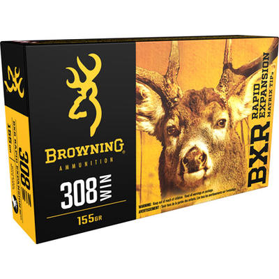 Browning Ammo BXR Rapid Expansion 308 Winchester 1