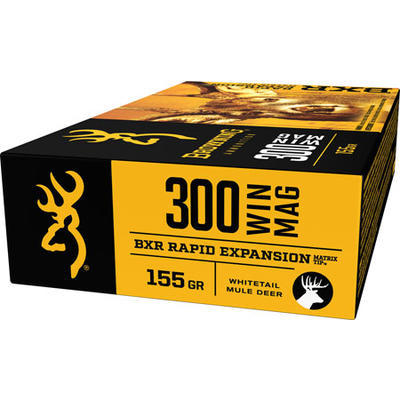 Browning Ammo BXR Rapid Expansion 300 Win Mag 155