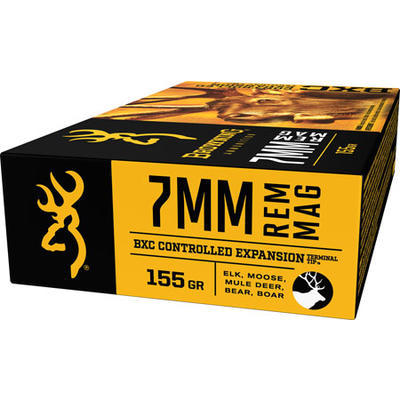 Browning Ammo BXC Controlled Expansion 7mm Magnum