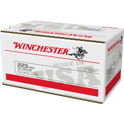 Winchester Ammo USA 223 Rem 55 Grain FMJ 200 Round