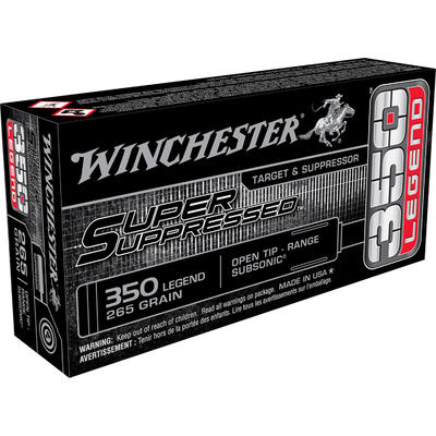 Winchester Ammo Super Suppressed 350 Legend 225 Gr