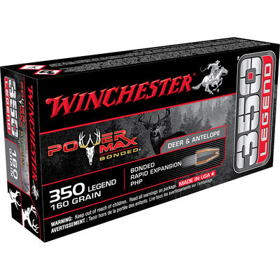 Winchester Ammo Power Max Bonded 350 Legend 160 Gr