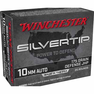Winchester Ammo Super-X 10mm Auto 175 Grain Silver