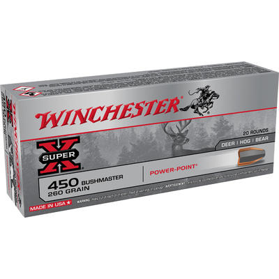 Winchester Ammo Super-X 450 Bushmaster 260 Grain P