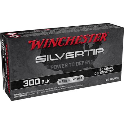 Winchester Ammo Silvertip 300 Blackout 150 Grain D