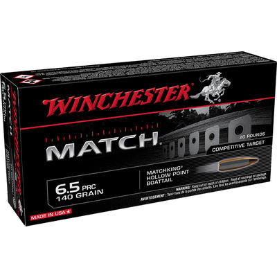 Winchester Ammo Match 6.5 PRC 140 Grain MatchKing