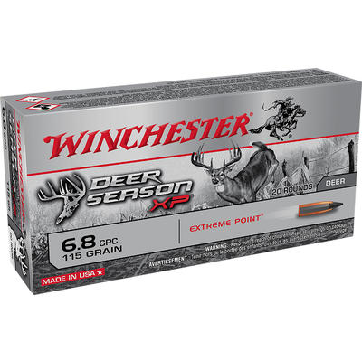 Winchester Ammo XP Rifle 6.8 SPC 115 Grain Polymer