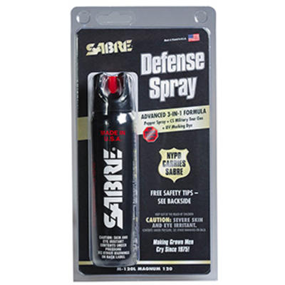 Sabre Magnum Self Defense Pepper Spray 6-3/8in Tal Sabre Magnum Self Defense Pepper Spray 6-3/8in Tal
