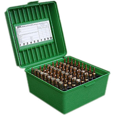 MTM Utility Box Deluxe R-100 100 Rounds Rifle Ammo