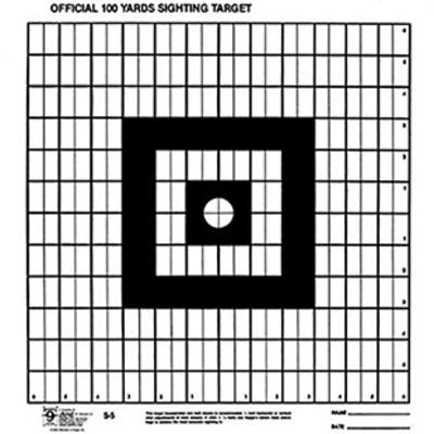 Hoppes 100 Yard Sighting-In Targets 20-Pack