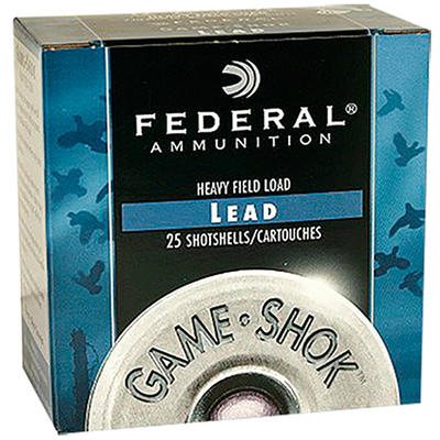 Federal Shotshells Game-Shok Game 12 Gauge 2.75in Federal Shotshells Game-Shok Game 12 Gauge 2.75in