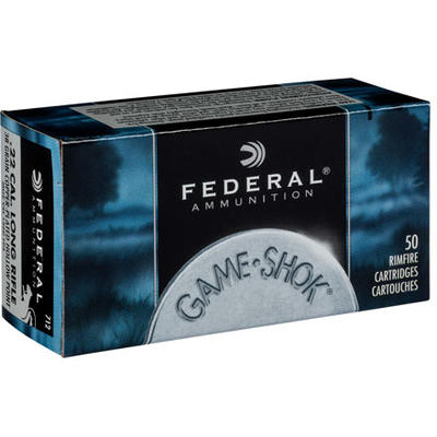 Federal Rimfire Ammo Game-Shok .22 Long Rifle (LR)