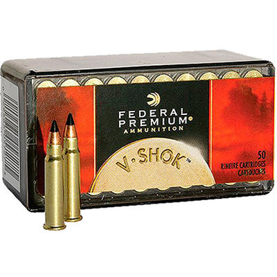 Federal Rimfire Ammo V-Shok .17 HMR Hornady V-Max