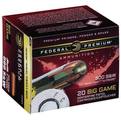 Federal Ammo 500 S&W Swift A-Frame 325 Grain 2