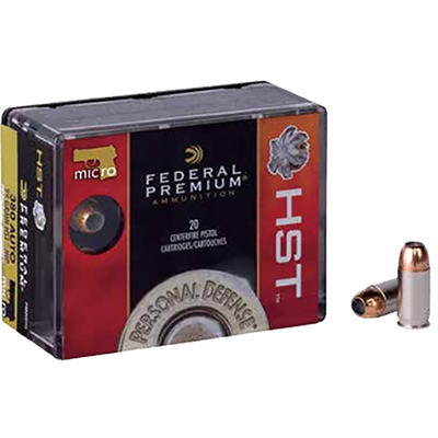 Federal Ammo 380 ACP 99 Grain HST 20 Rounds [P380H