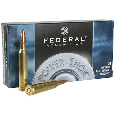 Federal Ammo Power-Shok 7mm Magnum SP 175 Grain 20