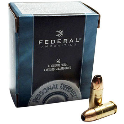 Federal Ammo 9mm JHP 115 Grain 20 Rounds [C9BP]