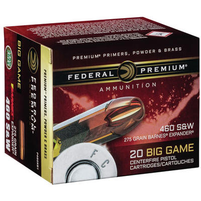 Federal Ammo 454 Casull Barnes Expander 250 Grain