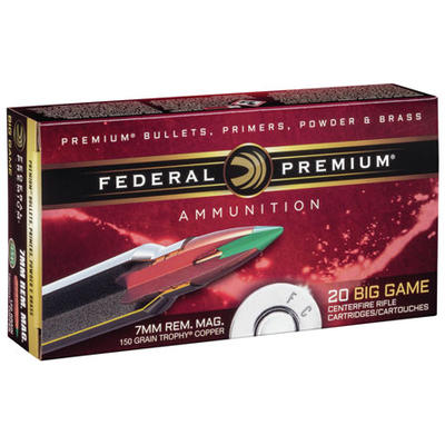 Federal Ammo Vital-Shok 7mm Magnum Trophy Bonded T