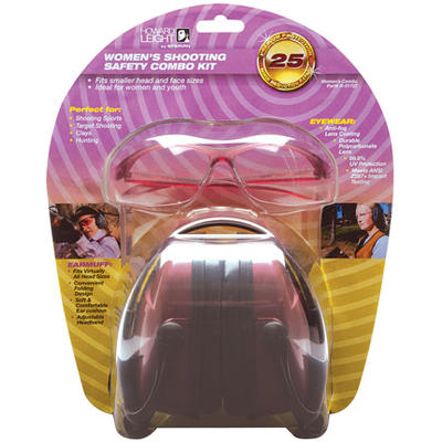 Howard Leight Muff/Glasses Combo Dusty Rose Frame