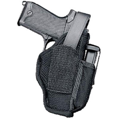 Uncle Mikes Hip Holster W/MAG Pouch ==== 1 Black N