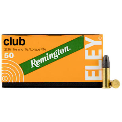 Remington Rimfire Ammo Eley Club .22 Long Rifle (L
