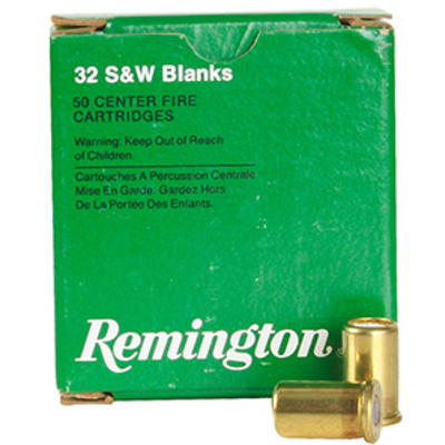 Remington Blank Ammo 32 S&W 50 Rounds [32BLNK]