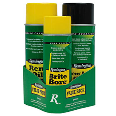 Remington Cleaning Kits Brite Bore Value Pack 3-Pa