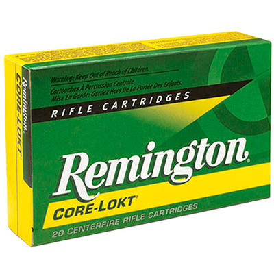 Remington Ammo Core-Lokt 338 RUM PSP 250 Grain 20