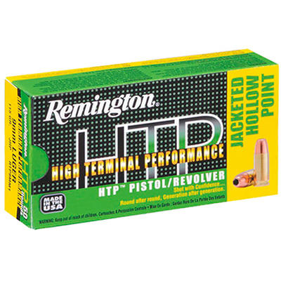 Remington Ammo HTP 38 Special+P 110 Grain Semi JHP