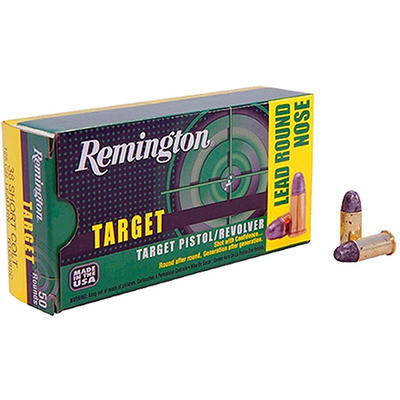 Remington Ammo TAR 38 S&W LRN 147 Grain 50 Rou