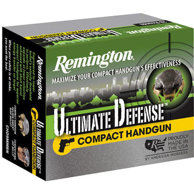 Remington Ammo Compact 40 S&W Brass JHP 180 Gr
