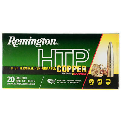 Remington Ammo HTP Copper 300 Blackout 130 Grain T