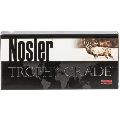 Nosler Ammo Trophy Grade 325 WSM 180 Grain Expansi