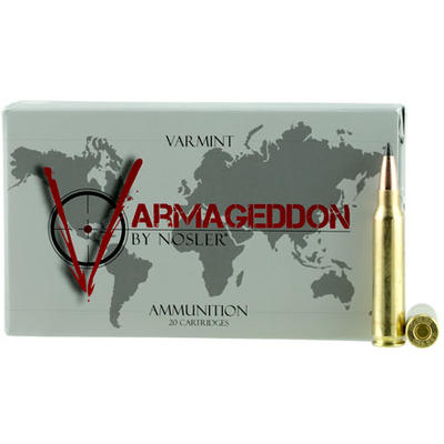 Nosler Ammo Varmageddon 223 Remington 53 Grain Fla