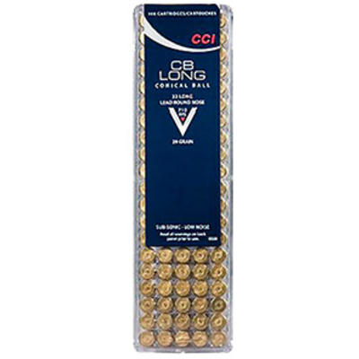 CCI Rimfire Ammo Low Noise .22 Long CB LRN 29 Grai