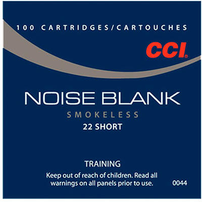 CCI Blank Ammo Noise .22 Short 100 Rounds [0044]