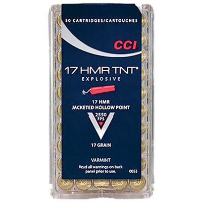 CCI Rimfire Ammo .17 HMR Lead-Free HP 16 Grain 50