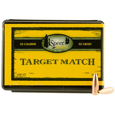 Speer Reloading Bullets Target Match 30 Caliber .3