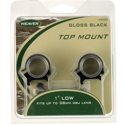 Weaver Detachable Top Mount 30mm High 30mm Dia Mat